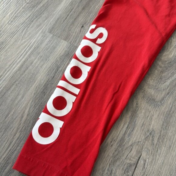 🏴 Adidas red leggings size small - Picture 6 of 6